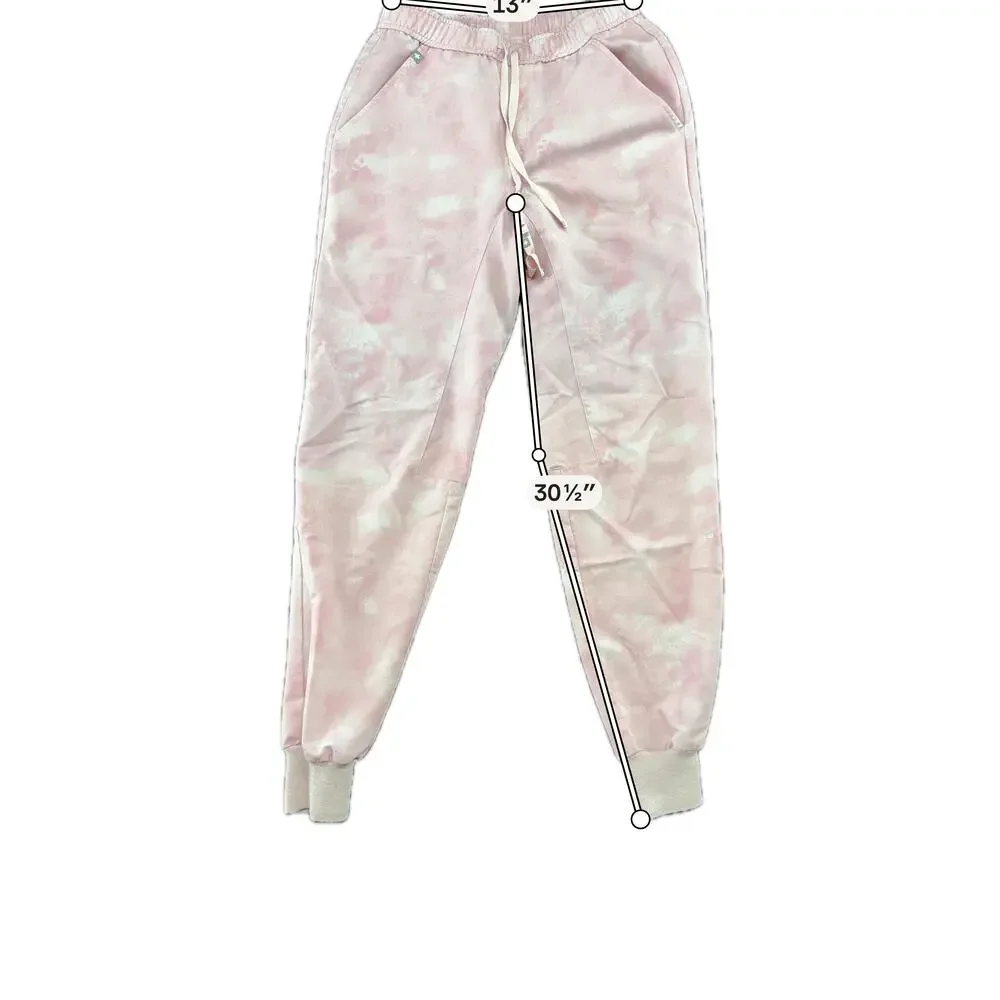 Figs Tansen Jogger Pants Mens XS Pink Technical Collection Scrub Stretch Pockets